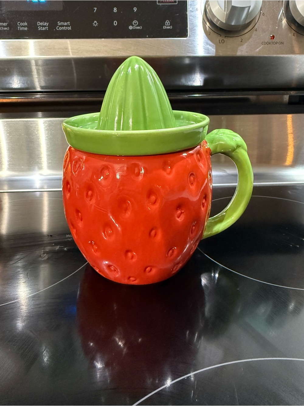 Strawberry Ceramic Juicer Mug